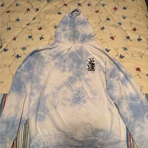 Obey Light Blue Tie-Dye Hoodie